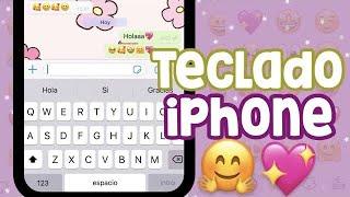 Nuevo TECLADO ESTILO IPHONE en ANDROID en ESPAÑOL y con SONIDO nuevos EMOJIS 2022 