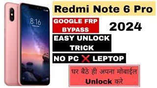 Redmi note 6 pro frp | Redmi note 6 pro frp bypass without pc