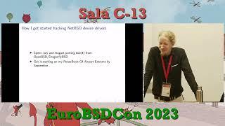 How to get started hacking NetBSD - Taylor R Campbell - EuroBSDcon 2023