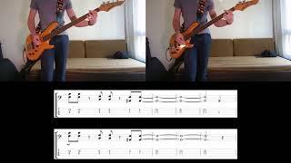 Triggerfinger - Colossus double Bass cover with tabs