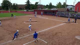 Mikayla Milby 2024 Diving Skip Catch with Bases Loaded vs Eastern