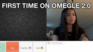 GOING ON OMEGLE 2.0/ OME TV FOR THE FIRST TIME  (WHY ARE THERE ALL MEN ON OME TV??!!)