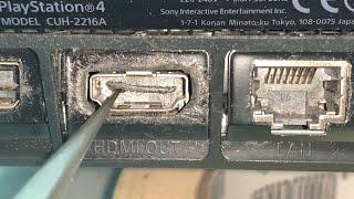 PS4 Slim HDMI Socket Replacement By ALZAABI تغيير سوكيت بلايستيشن 4 النحيفة