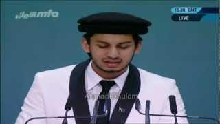 Murtaza Mannan - Concluding Session Nazam - Jalsa Salana Germany 2012 - Jo Khak Me Mile