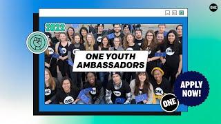 2022 Youth Ambassador Programme | ONE Campaign