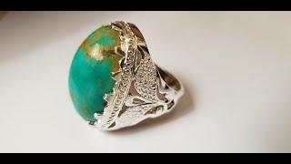 SILVER RING |HOW IT'S MADE |HANDMADE SILVER RING WITH FEROZA |FEROZA IRANI|JEWELRY MAKING