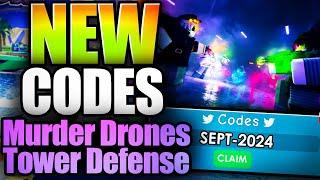 Murder Drones Tower Defense Codes [ALPHA] (2024) | Latest Working Murder Drones Tower Defense Codes