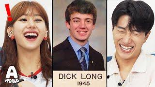 Koreans react to Most Hilarious And Awkward Names Ever