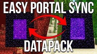 Minecraft 1.14 : Easy Nether Portal Sync Data Pack (Vanilla Tweaks)