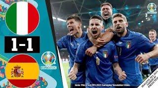 Italy vs Spain 3-2 On Penalties Full Highlights Euro 2020