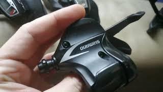 манетки Shimano 3x8