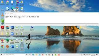 Two Ways to Open Run Dialog Box in Windows 10