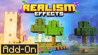 REALISM EFFECTS ADDON the PERFECT Ambience in Minecraft Bedrock Edition Survival