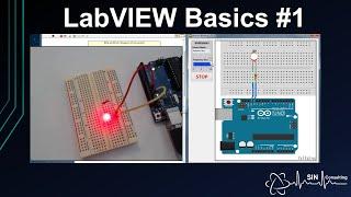 LabVIEW Basics #1 - Blinking an LED and setting up LINX (2019) on an Arduino UNO