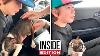 13-Year-Old Cries as He’s Surprised With Dog From Late Dad