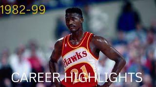 Dominique Wilkins Career Highlights -The Human Highlight Film!