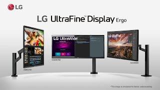 LG UltraFine Ergo : Designed Around You | LG