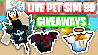 [LIVE] PET SIMULATOR 99 GIVEAWAYS | playing with viewers