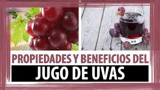 PROPIEDADES Y BENEFICIOS DEL JUGO DE UVA | PARA QUE SIRVE EL JUGO DE UVA