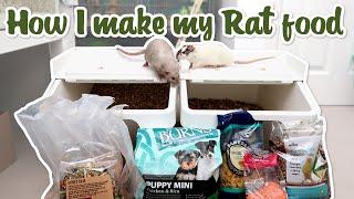 How I make my own Rat food