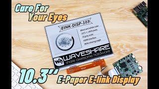 Waveshare 10.3inch E-Paper E-Ink, HDMI Display Interface, 1872×1404 Pixels, Support Raspberry Pi/PC