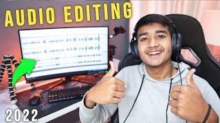 How to edit audio for YouTube video | Audio editing Kaise Kare | Audacity tutorial