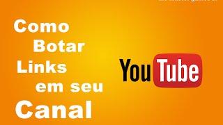 Como Colocar Links no Banner de seu Canal do Youtube