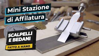 Postazione di affilatura scalpelli - Misurare l'angolo di affilatura - Usare una guida economica