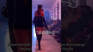 Their reaction was epic️‍ #rihanna #asaprocky #kendalljenner #modeling #jealousy #catwalk #shorts