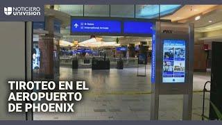 Disputa familiar termina en tiroteo en el aeropuerto de Phoenix: una de las víctimas fue apuñalada