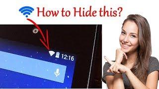 How to Hide Wifi Icon From Status Bar | USEFUL TRICK