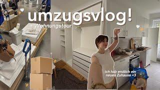 UMZUGSVLOG EP.1: Ich zieh endlich um !  Ikea shopping, Kisten packen, ausräumen & Wohnungstour