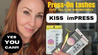 Press On Lashes, No Glue Tutorial: KISS imPRESS