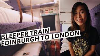 My First Overnight Train From London to Scotland | Caledonian Sleeper | Edinburgh Travel Vlog