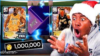 I SPENT 1 MILLION VC ON GALAXY OPAL SHAQ PACKS.........NBA 2K23 MyTEAM