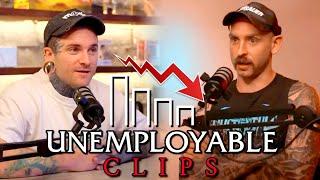 Is the tattoo economy getting worse? | EP 77 ft Jesse Levitt | Unemployable Podcast CLIPS