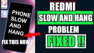 Redmi Phone Slow and Hang Problem Kaise Thik Kare 2024 | How to fix Lag in Redmi Phones Solution