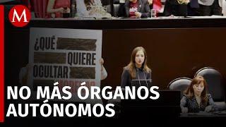 Cámara de Diputados avala dictamen para eliminar organismos autónomos