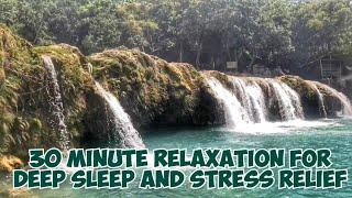 Sleep Soundly with 30 Minutes of Soothing Waterfall Sounds and Music