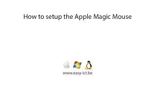 How to setup the Apple Magic Mouse on OS X