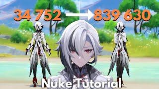 How to Nuke with C0 Arlecchino Nuke Showcase |Genshin Impact
