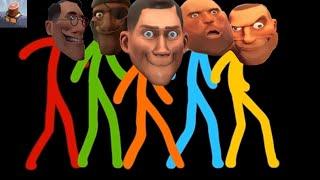 Animation VS Minecraft dubbed by the TF2 Mercs l Hamm Mann