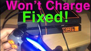 PS4 controller not charging FIX! Won’t charge FIXED!