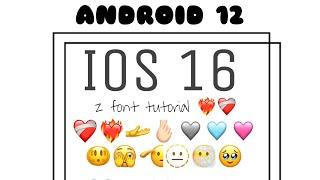 IOS 16.4 EMOJIS ON SAMSUNG (android 12)  "z font 3 tutorial"  (WORKING 100%)