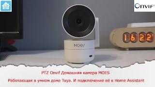 PTZ камера MOES. Работа с камерой в home assistant через Onvif и организация PTZ управления