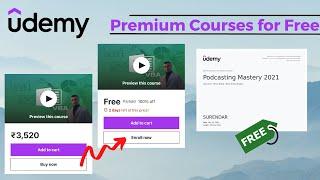 Udemy Free Courses with Certificate | Udemy Coupon Code 2023