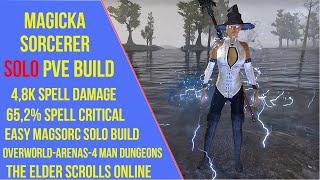 ESO Magicka Sorcerer Solo PVE Build - Easy Magicka Sorcerer Solo Build - Flames of Ambition