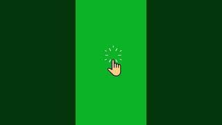 Mouse Click hand green screen footage pack