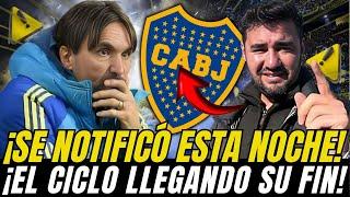 SALIÓ LA BOMBA! ¡FIN DE CICLO EN BOCA! ¡SACUDIÓ LOS HINCHAS! NOTICIAS DE BOCA JUNIORS HOY