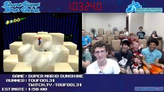 Super Mario Sunshine [GCN/Wii] :: Speed Run (1:39:51) by Toufool #SGDQ 2013